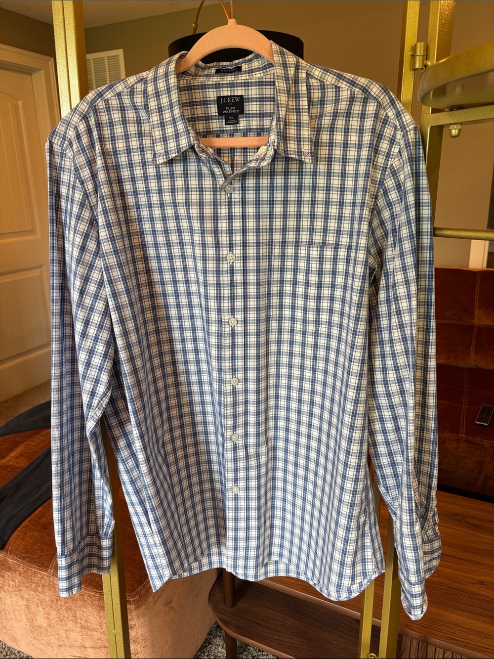 J. Crew Plaid Button-Up Shirt